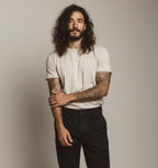 T-shirt Regular Fit in Weiß | Print Nils Skarke (PriNS)