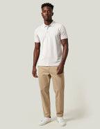 Polo Regular Fit in Weiß | Print Nils Skarke (PriNS)