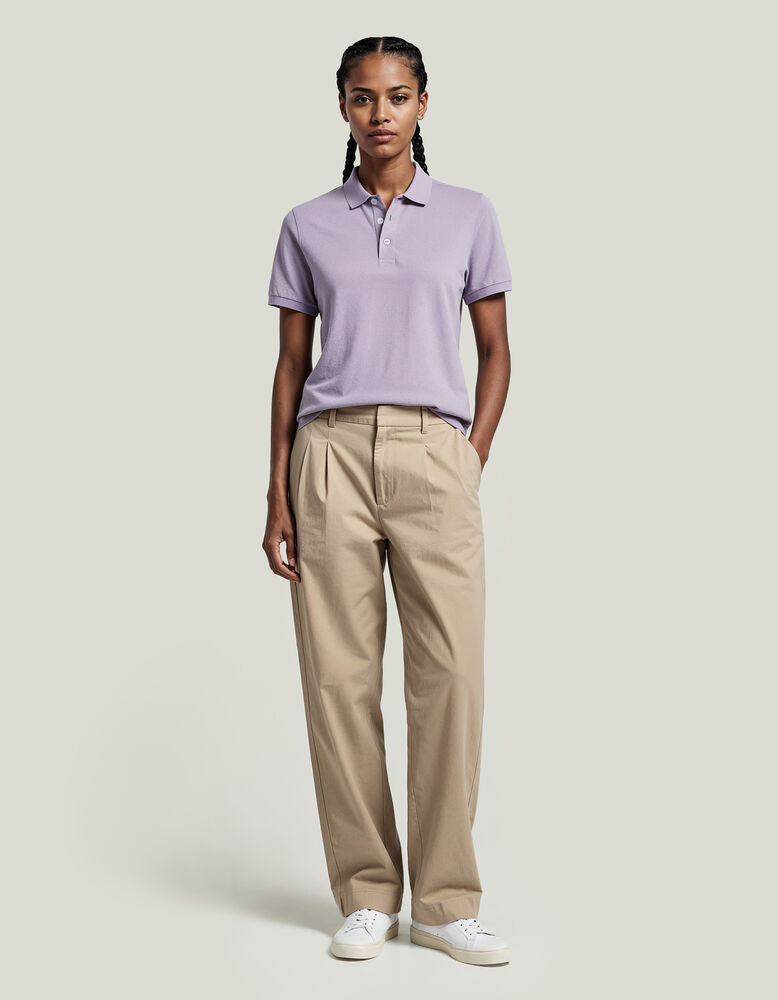 Polo Regular Fit in Aster | Print Nils Skarke (PriNS)