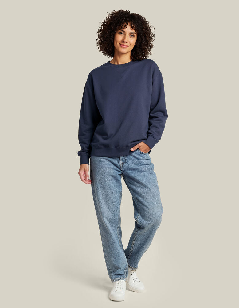 Pullover Lose Fit in Navy Blau | Print Nils Skarke (PriNS)