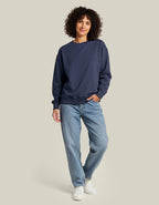 Pullover Lose Fit in Navy Blau | Print Nils Skarke (PriNS)