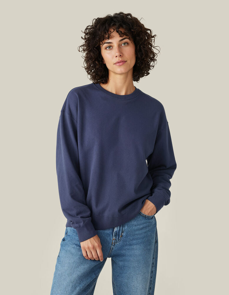 Pullover Lose Fit in Navy Blau | Print Nils Skarke (PriNS)