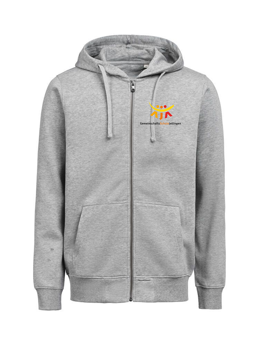 GMS Zipper altes Motiv aus Bio Baumwolle
