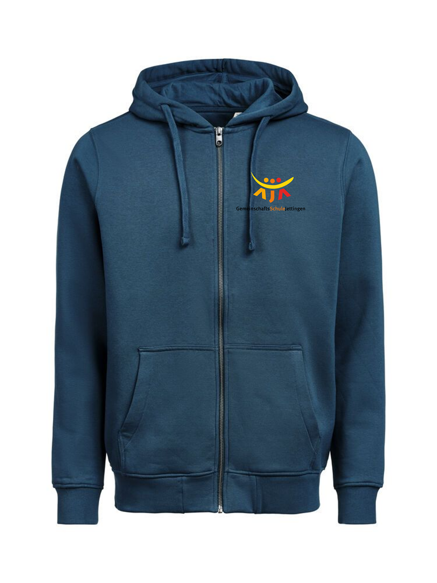 GMS Zipper altes Motiv aus Bio Baumwolle