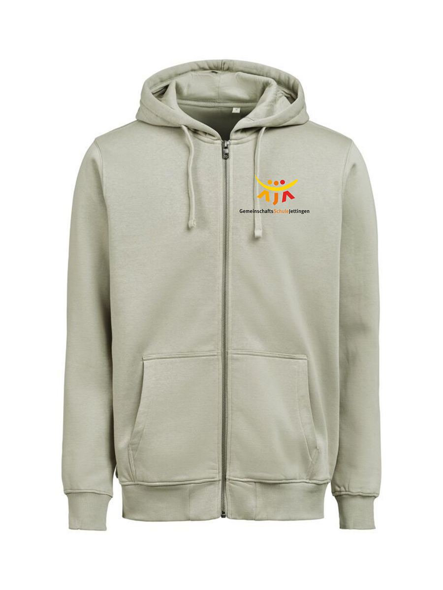 GMS Zipper altes Motiv aus Bio Baumwolle