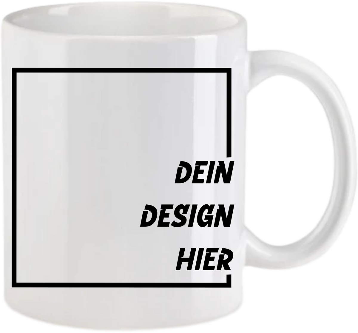 Personalisierte Sublimationstasse – 11oz – Spülmaschinenfest