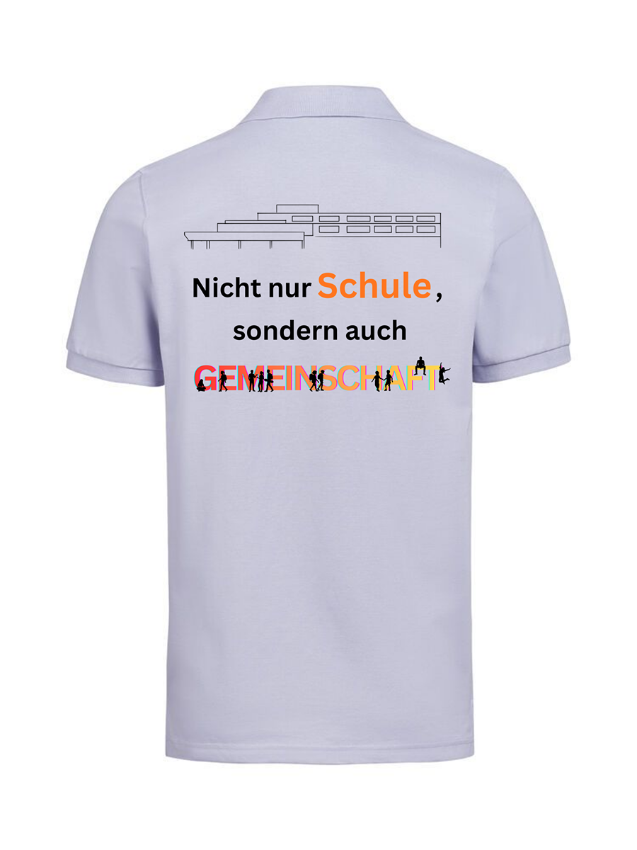 GMS Poloshirt neues Motiv aus Bio Baumwolle