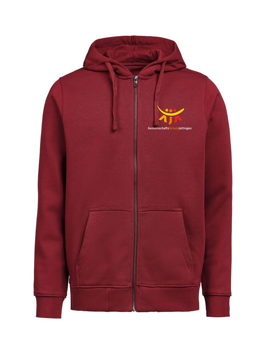 GMS Zipper altes Motiv aus Bio Baumwolle